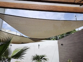 Vele, sole, tende, tenda, vela,  ombreggianti, giardino, Protezione UV