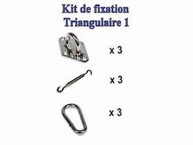 TRINGPONTET - Kit di fissaggio triangolare <br>(Ancoraggio)